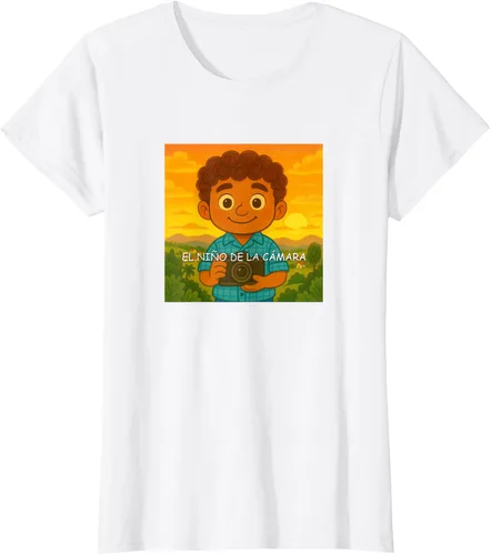 Vista 19 de Camiseta El Niño de la Cámara – Diseño Oficial del Cuento Ilustrado