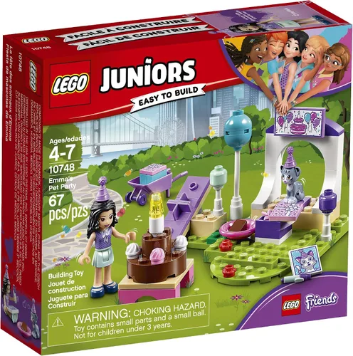 Vista 4 de LEGO Juniors/4+ Emma's Pet Party 10748 Kit de construcción (67 piezas)