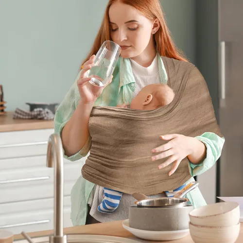 Vista 7 de TKKOK Portabebés, portabebés unisex, ligero y ultrasuave, fácil de llevar, perfecto para niños recién nacidos