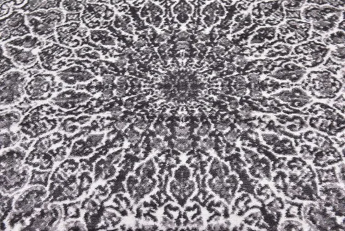 Vista 111 de Sofia, alfombra clásica de diseño abstracto, Polipropileno, Gris oscuro Gris/gris (Dark Gray/Gray)