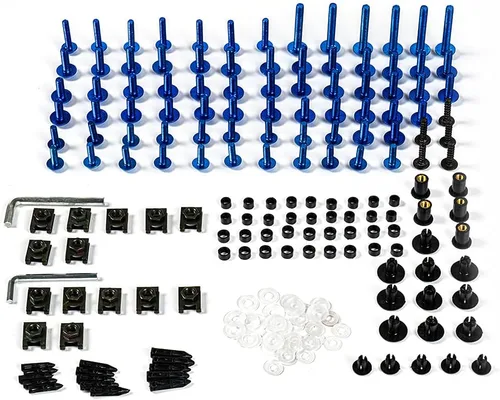 Vista 11 de Kit de pernos de carenado para Honda CBR650F 2014 2015 2016 2017 2018 Tornillos de carenado - Negro