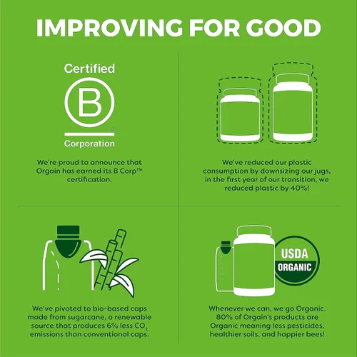 Vista 7 de Orgain Proteína orgánica vegana y orgánica + superalimentos en polvo, sabores de vainilla, proteína a base de plantas, sin gluten