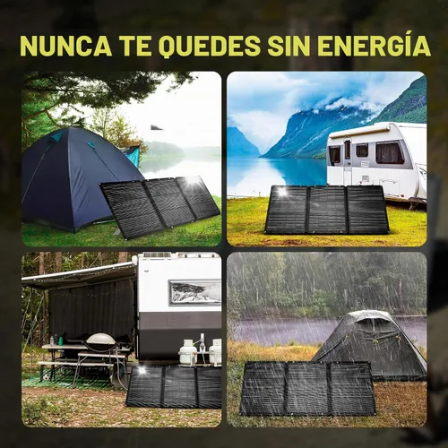 Vista 8 de SunJack Cargador de panel solar portátil plegable de 120W