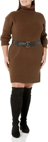 Vista 3 de The Drop Vestido de cuello alto acogedor Kayden para mujer