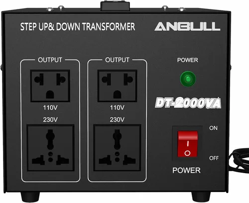 Vista 10 de Transformador Convertidor de Voltaje Anbull 500W, Transformador de Voltaje de Paso Abajo y Arriba 110v 220v, Convertidor de Voltaje de 220 a 110