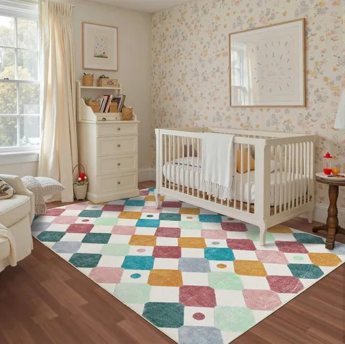 Vista 36 de jinchan Alfombra a rayas de 2 x 3 para entrada, alfombra de cocina, tapete pequeño, antideslizante, ligero, de bajo perfil, decoración para entrada