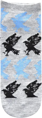 Vista 3 de Harry Potter Paquete de 5 calcetines de tobillo Foil Deathly Hallows Mischief Managed, Ravenclaw