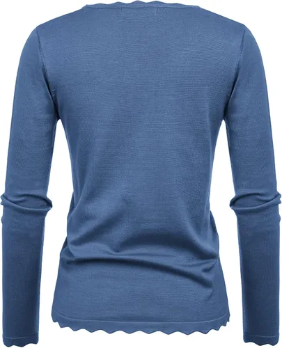 Vista 2 de GRACE KARIN - Blusa estilo suéter sin botones altamente elástica de manga larga para mujer