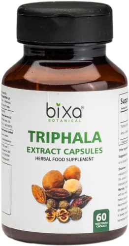 Vista 6 de bixa BOTANICAL Polvo de trifala natural para apoyo inmunológico, digestión (Haritaki, Bibhitaki y Amla) (7 onzas)