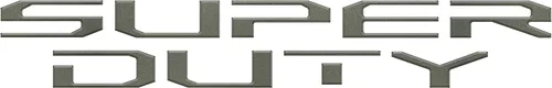 Vista 3 de Insertos de letras para portón trasero, compatibles con Ford Super Duty 2020-2022