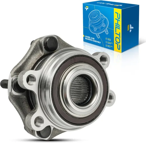 Vista 47 de PHILTOP 512012 x2 Conjunto de cubo de cojinete de rueda trasera para Volkswagen Jetta for 1998-2010 Volkswagen Beetle, 1999-2005 Volkswagen Jetta