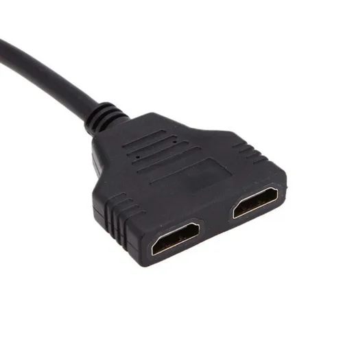 Vista 7 de chenyang Adaptador de cable de extensión de interruptor divisor HDMI 1 a 2 con conector micro y mini HDMI