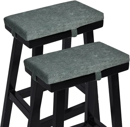 Vista 15 de baibu Cojín rectangular de espuma viscoelástica, diseño de doble capa, antideslizante, con funda lavable a máquina, solo 1 almohadilla