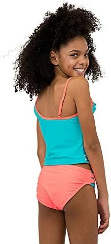 Vista 3 de Jantzen Traje de baño tankini asimétrico de dos piezas para niña