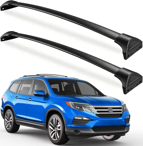 Vista 10 de Wonderdriver Barras Transversales para Portaequipajes de Techo Compatibles con Honda Pilot 2009-2015 con Rieles Laterales, Barras Transversales