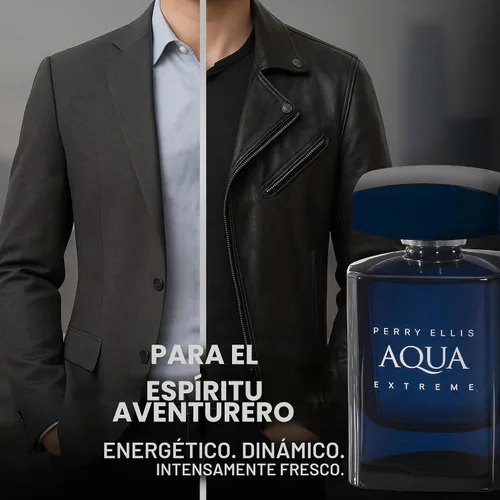 Vista 4 de Perry Ellis Aqua Extreme Eau De Toilette Spray, 3.4 onzas