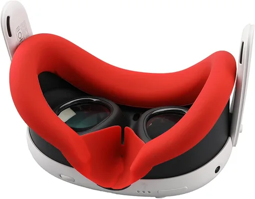 Vista 7 de Silicone Foam Eye Mask Cover Pad for Meta Quest 3,VR Blackout Eye Mask Nose Pad for Oculus Quest 3 Headset Accessories