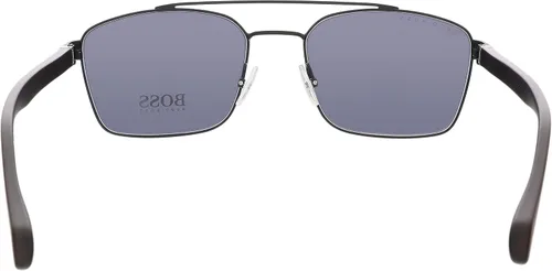 Vista 4 de Hugo Boss lentes de sol BOSS-1117-S 003IR negro mate - lentes gris azul Negro mate 57-19-140