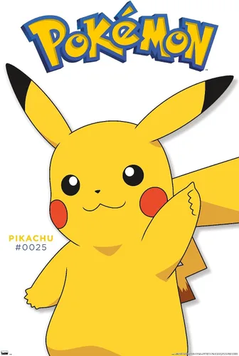 Vista 11 de Trends International Pokémon - Póster de pared de la serie Pikachu Feature Series, 14.72 x 22.37 pulgadas, versión enmarcada de madera de granero