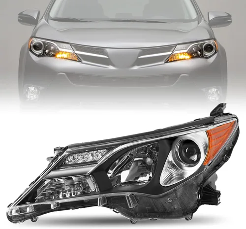 Vista 12 de JSBOYAT Conjunto de faros halógenos para Toyota RAV4 2013-2015