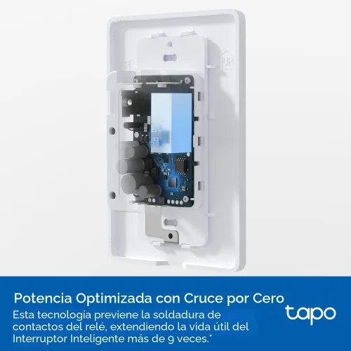 Vista 6 de Tapo Smart Switch, S515, de un solo polo/3 vías/4 vías, compatible con materia Funciona con Alexa, Siri, Google Home, SmartThings, certificado UL