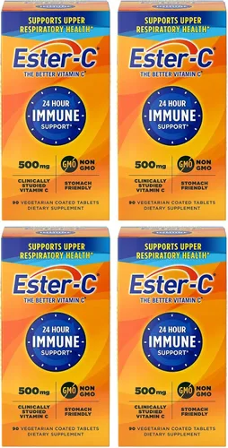Vista 8 de Ester-C Vitamina C, tabletas de 500 mg, botellas de 60 unidades (paquete de 1)