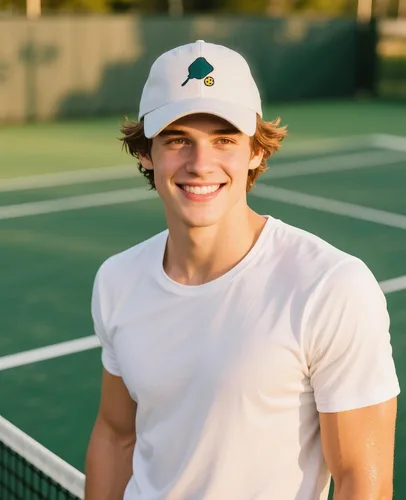 Vista 3 de Sombrero de pickleball, gorra de pickleball bordada ajustable para hombres y mujeres
