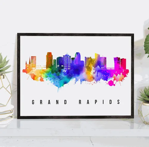 Vista 36 de Generic Póster de Albuquerque Skyline New Mexico, 12 x 18 pulgadas, perfecto para sala de estar, dormitorio, oficina