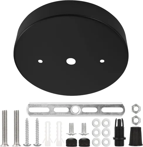 Vista 8 de Sangle Sopffy - Kit de toldo de luz colgante, kit de toldo de iluminación de techo de 5 1/8 pulgadas con todos los accesorios de montaje, cubierta