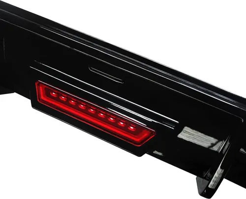 Vista 7 de NINTE Difusor trasero con luz de freno LED para Toyota Camry SE XSE Sedan solo 2018-2024 ABS negro brillante parachoques trasero labio