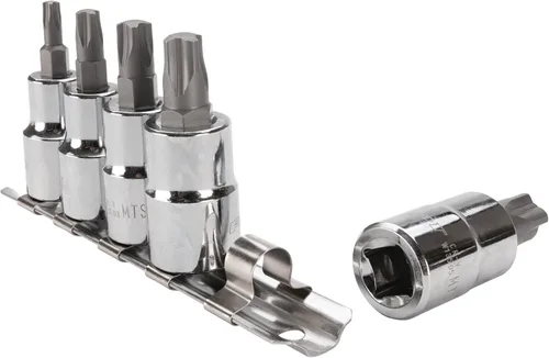Vista 4 de Juego de enchufes de brocas Mortorq de Performance Tool W13500, 5 piezas - Kit de brocas Torx de grado profesional para aplicaciones automotrices e