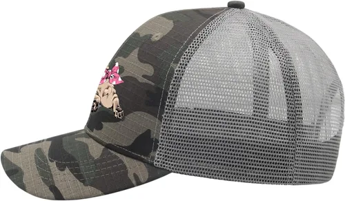 Vista 3 de devor Hat Pug Dog Baseball Cap, Funny Dad Hat for Women