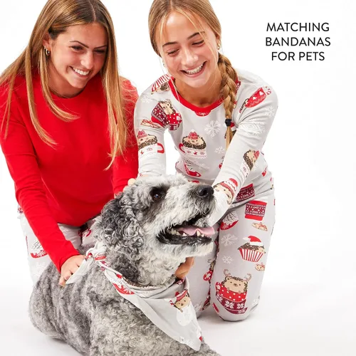 Vista 6 de HonestBaby - Pijama familiar navideña de algodón orgánico