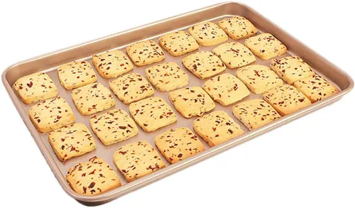 Vista 7 de CAN_Deal Bandeja antiadherente para hornear de 13 pulgadas, ideal para hacer galletas, asar, turrón