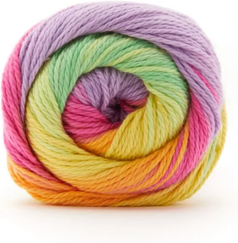 Vista 4 de Premier Yarns Hilo Hipster de Algodón, Hilo Ideal para Tejer a Ganchillo y Palillos, 100% Algodón y Hilo Ligero, Lavado a Máquina, Patines de Roller