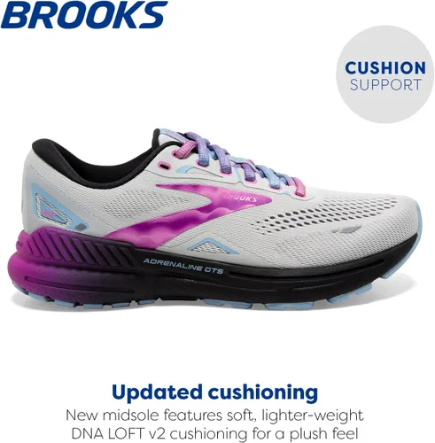 Vista 2 de Brooks Adrenaline GTS 23 - Tenis para correr con soporte para mujer
