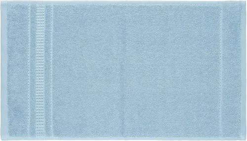 Vista 3 de Melissa Linen, Toalla de baño, 100% algodón turco para baño, toalla de ducha absorbente, de secado rápido, duradera y suave, 35 x 60 pulgadas Azul