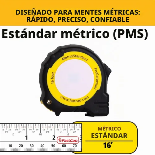 Vista 2 de FastCap ProCarpenter Cinta métrica o estándar, 16 pies
