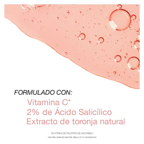 Vista 5 de Neutrogena Limpiador de Acné de Pomelo Rosa Sin Aceite para Limpieza de Poros y Limpiador Facial Líquido Diario con 2% de Ácido Salicílico