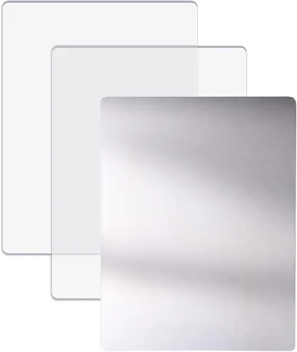 Vista 12 de Briartw 1 par de almohadillas de corte estándar para máquina de troquelar, placas de corte de plástico de policarbonato transparente de 8 3/4 x 6