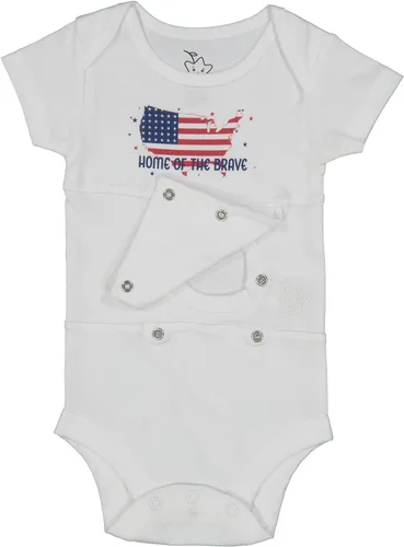 Vista 25 de Camiseta interior de tubo de alimentación para bebés, niños pequeños y niños