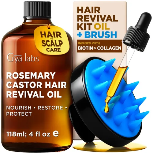 Vista 7 de Gya Labs - Aceite de argán marroquí orgánico para el cabello y la piel, reduce el encrespamiento y el cuero cabelludo seco, promueve el crecimiento