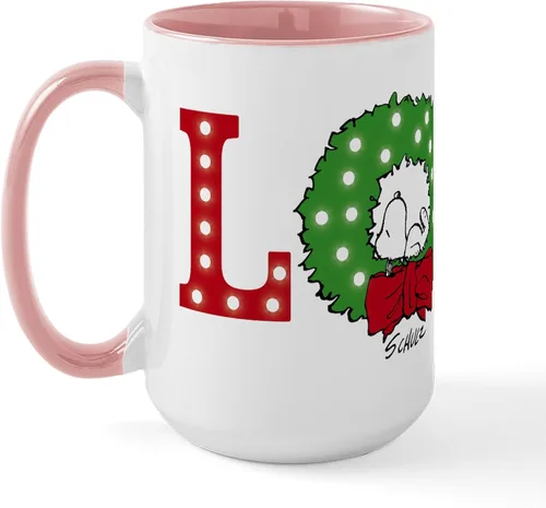 Vista 120 de CafePress SNOOPY Joe Cool - Taza de café de cerámica (15.0 fl oz)