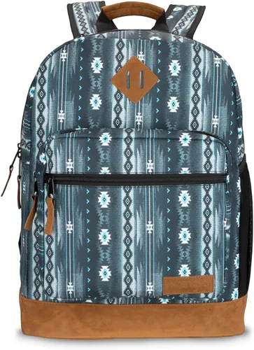 Vista 20 de Wrangler Yellowstone Mochila resistente al agua para viajes, mochila casual para portátil o cuaderno, negro cuerda, Mediana, Mochilas Daypack