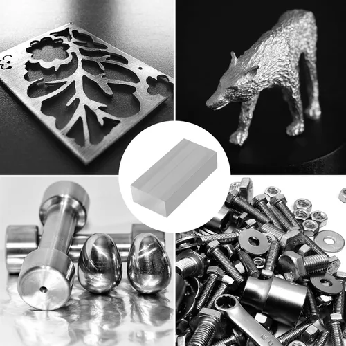 Vista 7 de 4 PCS 4 pulgadas, barras de aluminio, barra de aluminio cuadrada, stock de barra de aluminio, por GENHAKON