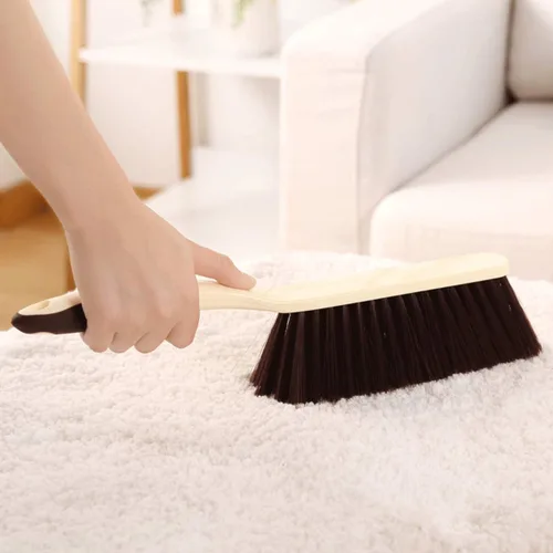 Vista 5 de Contador plumero Sábanas Cepillo de limpieza de residuos Cerda suave Ropa Escritorio Sofá Plumero Pequeñas Partículas Removedor de Pelo