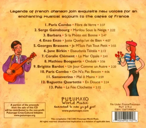 Vista 2 de Putumayo Presents French Cafe