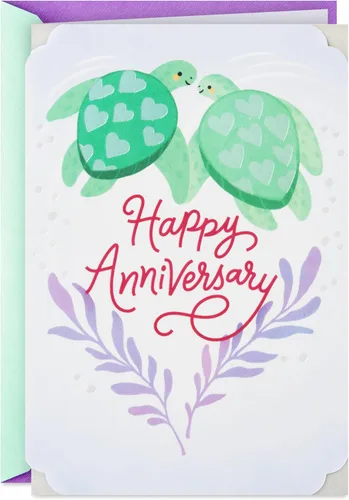 Vista 9 de Hallmark Tarjeta de aniversario (almas gemelas, pandas)