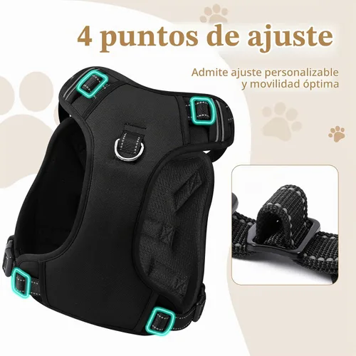Vista 3 de NOYAL - Arnés de elevación para perros, soporte de cuerpo completo, razas M Negro-1