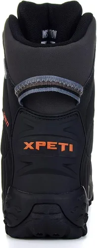 Vista 5 de XPETI Botas de senderismo para mujer Thermator Mid High Top impermeables para exteriores